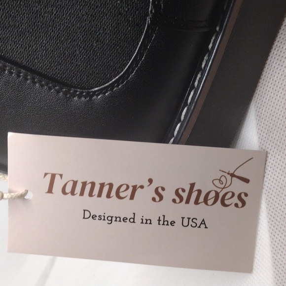 Men’s Black Leather Tanner Shoes – Size 46 EU / 12 US, New in Bag! Make Offer - Picture 8 of 8